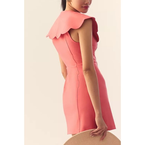 Anthropologie Maeve Scalloped Buttondown Dress - Picture 2 of 9